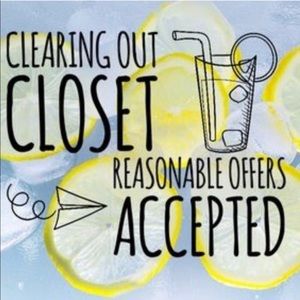 ALL REASONABLE OFFERS ACCEPTED